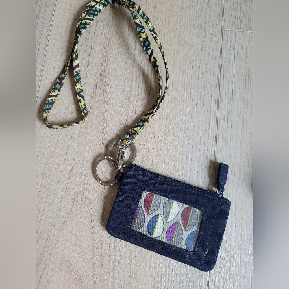 VERA BRADLEY wallet & lanyard